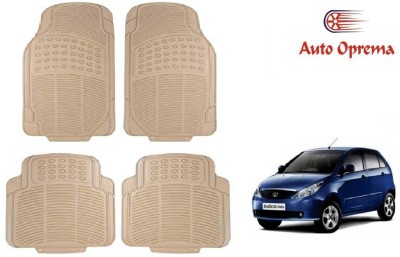 Auto Oprema Rubber Standard Mat For  Tata Indica Vista(Beige)