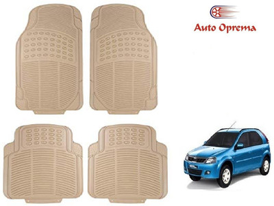 Auto Oprema Rubber Standard Mat For  Mahindra Verito Vibe(Beige)