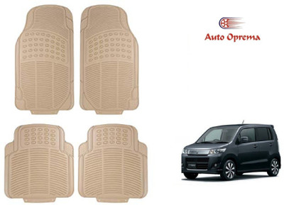 Auto Oprema Rubber Standard Mat For  Maruti Suzuki WagonR Stingray(Beige)