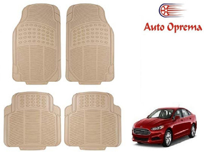 Auto Oprema Rubber Standard Mat For  Ford Fusion(Beige)
