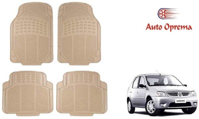 Auto Oprema Rubber Standard Mat For  Mahindra Logan(Beige)