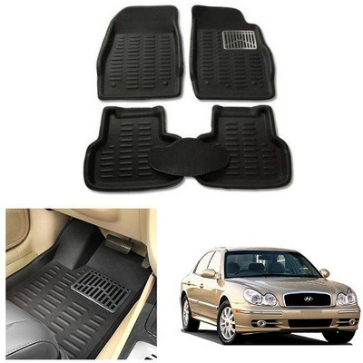 After cars Plastic 3D Mat For  Hyundai Sonata(Black)