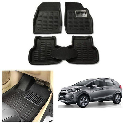 After cars Plastic 3D Mat For  Honda WR-V(Black)