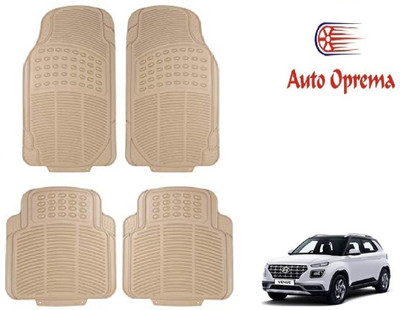Auto Oprema Rubber Standard Mat For  Hyundai Venue(Beige)