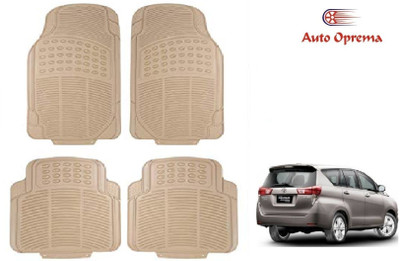 Auto Oprema Rubber Standard Mat For  Toyota Innova Crysta(Beige)
