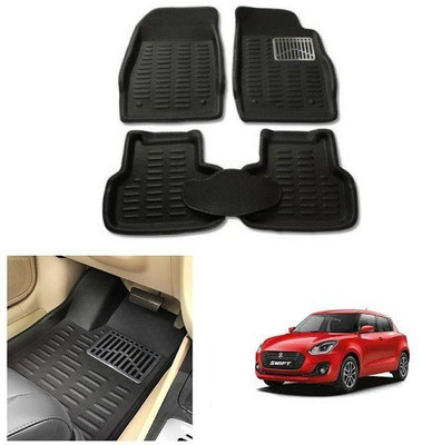 After cars Plastic 3D Mat For  Maruti Suzuki Swift(Black)