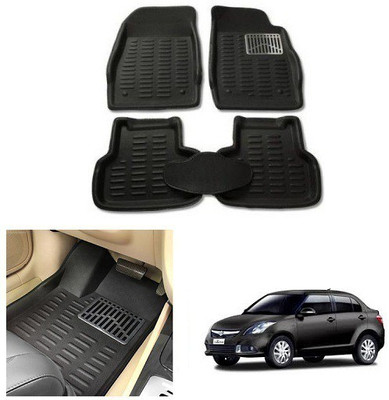 After cars Plastic 3D Mat For  Maruti Suzuki Swift Dzire(Black)