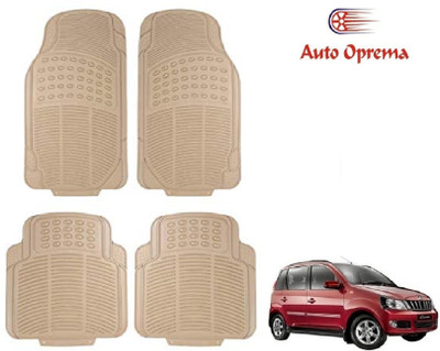 Auto Oprema Rubber Standard Mat For  Mahindra Quanto(Beige)