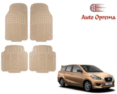 Auto Oprema Rubber Standard Mat For  Datsun Go+(Beige)
