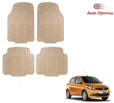 Auto Oprema Rubber Standard Mat For  Tata Tiago(Beige)