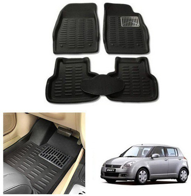 After cars Plastic 3D Mat For  Maruti Suzuki Swift Dzire(Black)