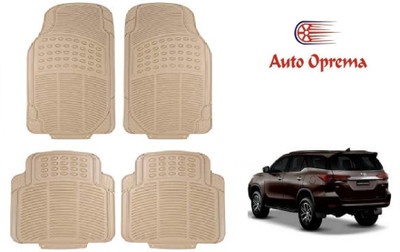 Auto Oprema Rubber Standard Mat For  Toyota Fortuner(Beige)