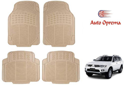 Auto Oprema Rubber Standard Mat For  Mitsubishi Pajero Sport(Beige)