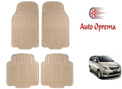 Auto Oprema Rubber Standard Mat For  Toyota Innova(Beige)