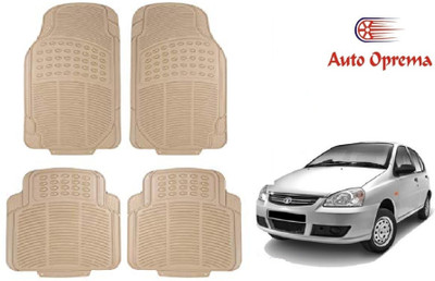 Auto Oprema Rubber Standard Mat For  Tata Indicab(Beige)