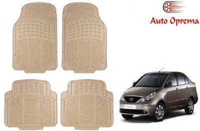 Auto Oprema Rubber Standard Mat For  Tata Indigo XL(Beige)