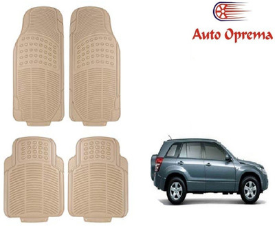 Auto Oprema Rubber Standard Mat For  Maruti Suzuki Grand Vitara(Beige)
