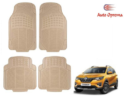 Auto Oprema Rubber Standard Mat For  Renault Triber(Beige)