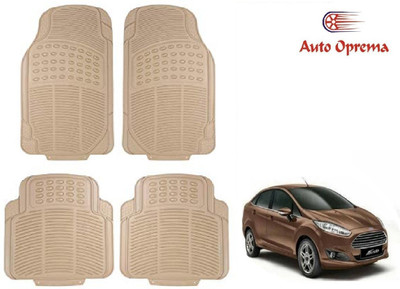 Auto Oprema Rubber Standard Mat For  Ford Fiesta(Beige)