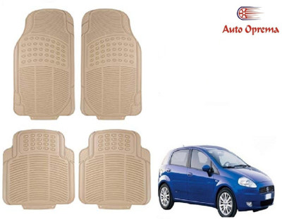 Auto Oprema Rubber Standard Mat For  Fiat Grand Punto(Beige)