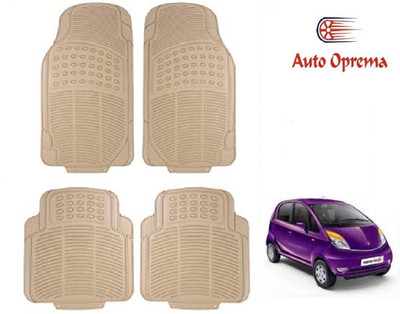 Auto Oprema Rubber Standard Mat For  Tata Nano(Beige)