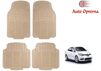 Auto Oprema Rubber Standard Mat For  Renault Fluence(Beige)