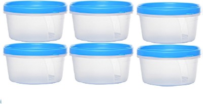 Abode Houseware Polypropylene Grocery Container  - 500 ml(Pack of 12, Blue)