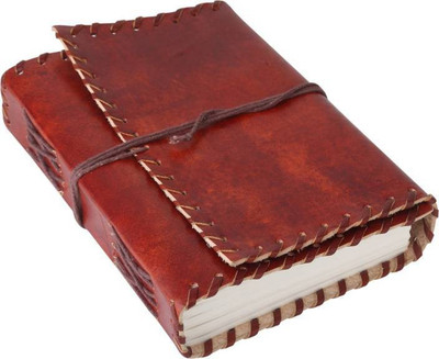 KAWTRA Leather, Corporate/Executive Diary Notebook, Diary for Men, Office Diary, (5 * 7 Inch) Regular Diary Unruled 100 Pages(Brown)