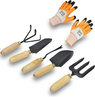 AGT 6 Piece Garden Tool Set A41 Garden Tool Kit(3 Tools)