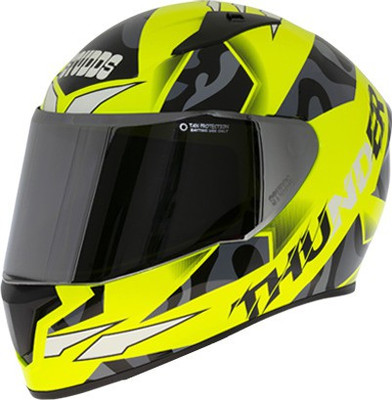 STUDDS THUNDER D7 N9 MATT NION YELLOW XL Motorsports Helmet(Multicolor)