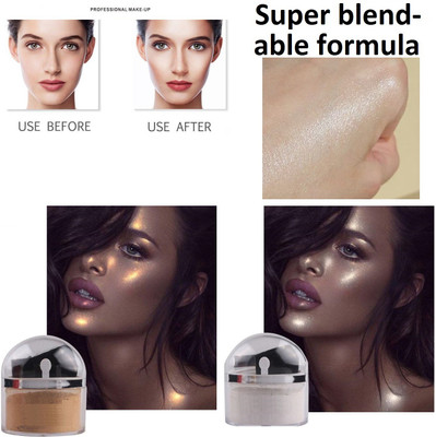 ADJD New 2 Best Colors Powder Shimmer  Highlighter(Silver, Gold)