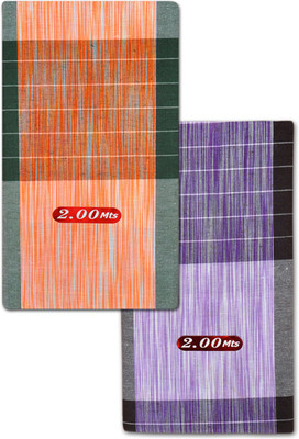 SSS NOVELTIES Striped, Self Design Multicolor Lungi