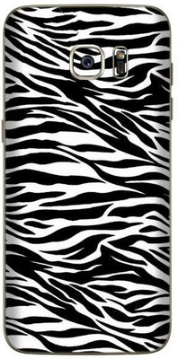 aadia Samsung Galaxy S7 Edge Mobile Skin(Black and white)