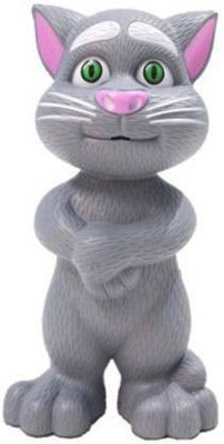 KC COLLECTION Talking Tom Cat (Grey) (multicolor)(Multicolor)