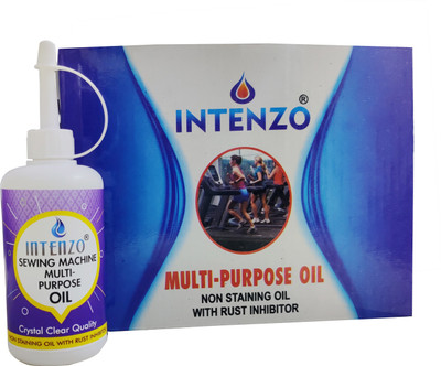 intenzo Special Sewing machine Oil 12 Bottle in One Box Each Bottle in 100 ml Multi purpose Or Sewing machine Oil Manual Pump(100 g Pack of 12)