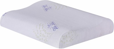 The White Willow X-Small Cervical Contour Memory Foam Motifs Orthopaedic Pillow Pack of 1(Multicolor)
