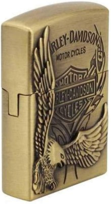 Pia International FLYING EAGLE HD BRASS FIRST QUALITY Pocket Lighter(glod,black)