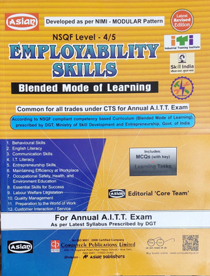 EMPLOYABILITY SKILLS (SEMESTER 1 AND 2) WITH SOLVED ASSIGNMENTS - Asian Employability Skills NSQF Level - 4/5 Blended Mode Of Learning Latest Edition 2021(English, Paperback, C. Subhas, Kapil Dev, Vishnu P. Singh (Authors)) EMPLOYABILITY SKILLS (SEMESTER 1 AND 2) WITH SOLVED ASSIGNMENTS - Asian Employability Skills NSQF Level - 4/5 Blended Mode Of Learning Latest Edition 2021(English, Paperback, C. Subhas, Kapil Dev, Vishnu P. Singh (Authors))