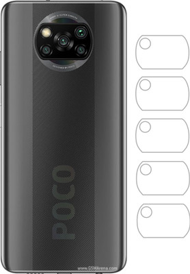 Vatsin Camera Lens Protector for Poco X3(Pack of 5)