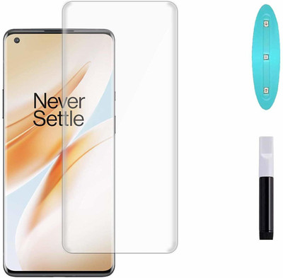 SOLIVAGANT Edge To Edge Tempered Glass for OnePlus 8 Pro(Pack of 1)