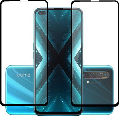 MobileBukket Edge To Edge Tempered Glass for Realme X3 SuperZoom(Pack of 2)