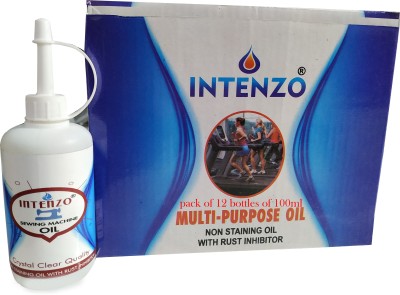 intenzo Special Sewing Machine oil pack of 12 Bottle in box each bottle in100ml oil for all purpose Manual Pump(100 g Pack of 12)