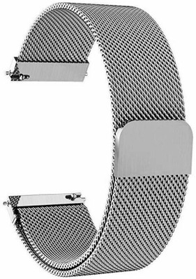 KHR Watch Strap Magnetic Loop For Amazfit GTR 4 Metal Chain Smart Watch Strap(Silver)