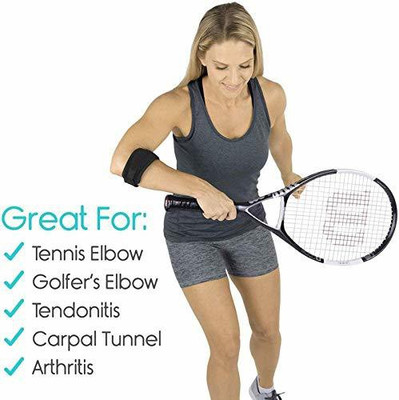 AASH ISURGICAL Gym Tennis Elbow Support Brace - Golf & Tennis Elbow Arm Strap Hand Support Elbow Support(Black)