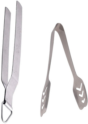 RAU MA RC_MC Pack of 06 RC_MC_06 27 cm Roasting, Serving Tong Set(Pack of 2)