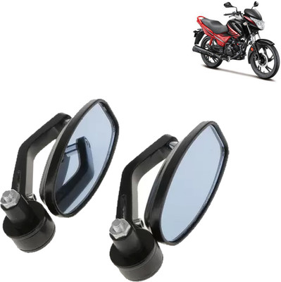 DvineAutoFashionZ Manual Rear View Mirror For Hero Glamour(Right, Left)