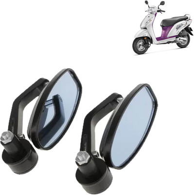 DvineAutoFashionZ Manual Rear View Mirror For Honda Universal For Bike(Right, Left)