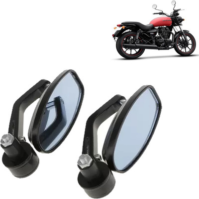 DvineAutoFashionZ Manual Rear View Mirror For Royal Enfield Universal For Bike(Right, Left)