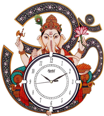AJANTA Analog 38.4 Cm X 34.4 Cm Wall Clock  (Multicolor, With Glass, Standard) For Rs. 439 @ 78 %