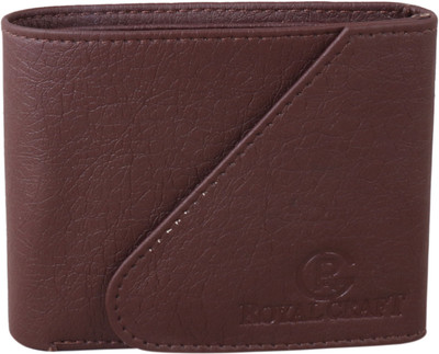 Felice Men Brown Artificial Leather Wallet(4 Card Slots)